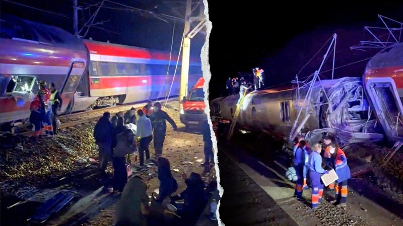  İspaniyada sürət qatarlarının qəzaları 21 ölü ilə nəticələnib 