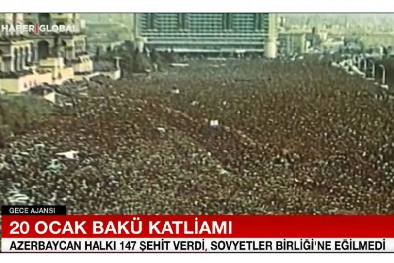Haber Global TV channel highlights anniversary of January 20 tragedy -  VIDEO 