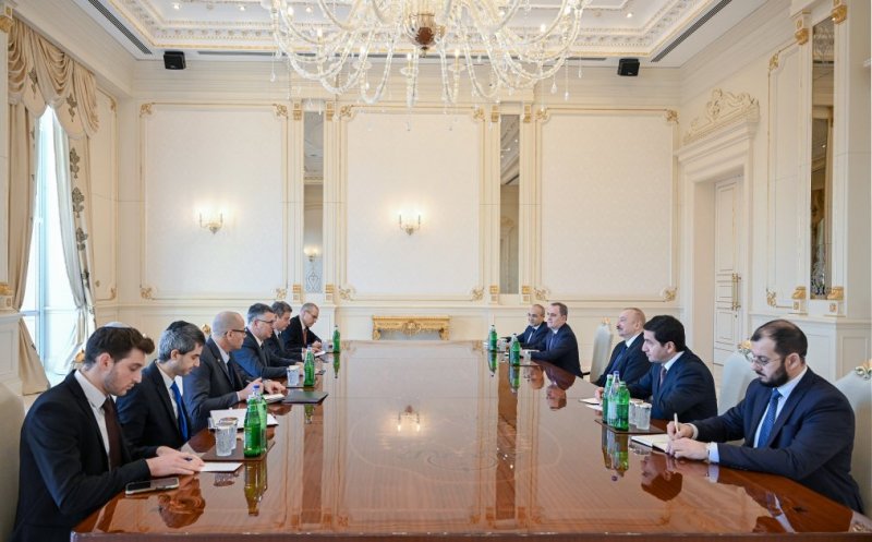  Prezident İlham Əliyev İsrail Dövlətinin xarici işlər nazirini qəbul edib 