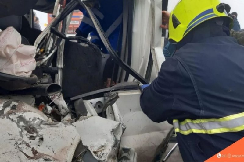 Ermənistanda zəncirvari qəza: 15 avtomobil toqquşub