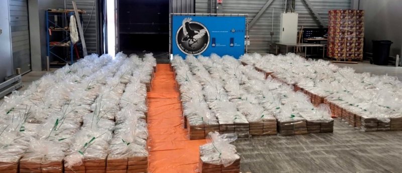 Niderland gömrüyü 4,8 ton kokain ələ keçirdi