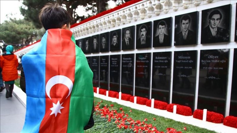  Azerbaijan commemorates 'Black January' martyrs 