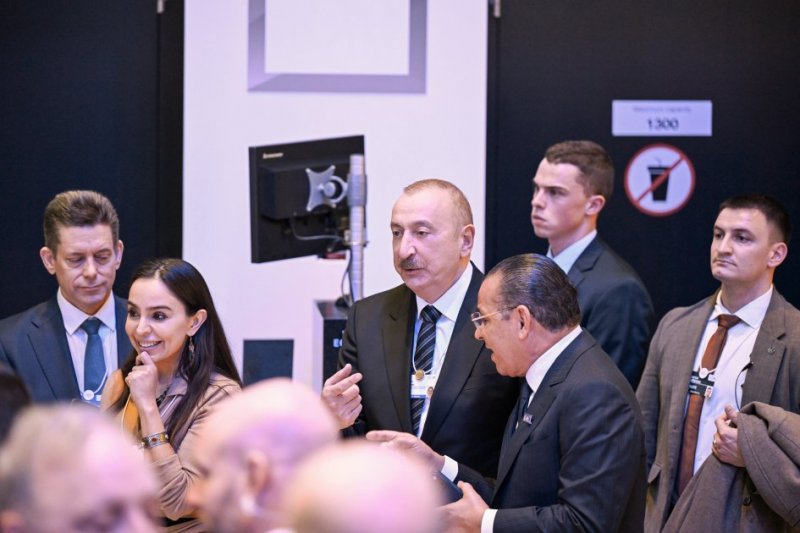  President Aliyev attends World Economic Forum panel session 
