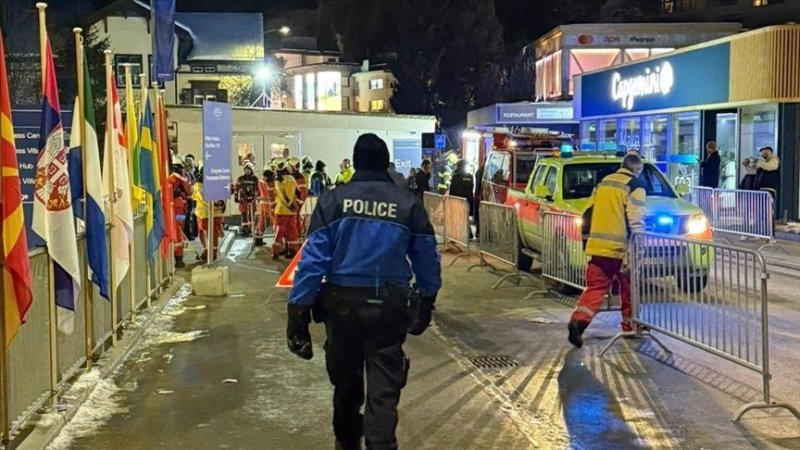 Fire alarms triggered at Davos during Trump’s visit
