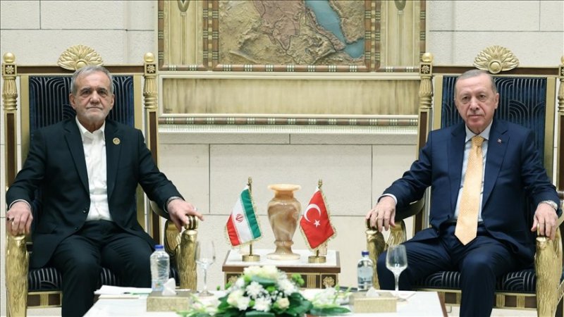Türkiye opposes foreign intervention in Iran, Erdogan tells Pezeshkian