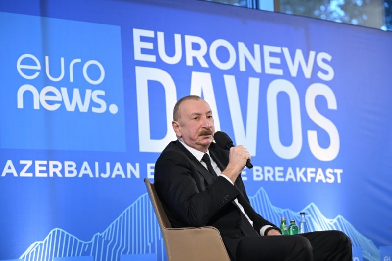 Azerbaijan's president makes post regarding WEF Annual Meeting -  VIDEO 