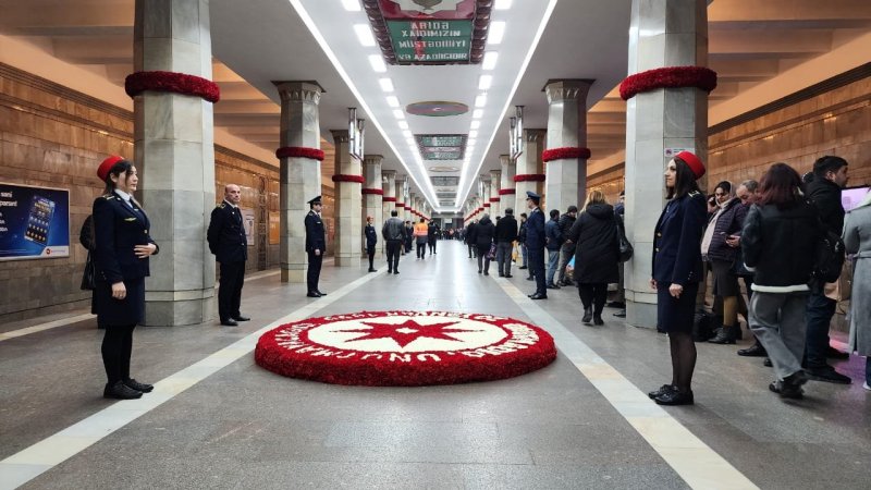 20 Yanvar anım tədbirləri zamanı Bakı metrosunda hərəkət qrafiki dəyişəcək