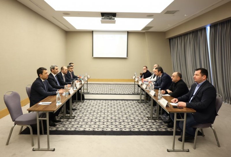 ADY rəhbəri Gürcüstanlı həmkarı ilə dəmir yolu əməkdaşlığını müzakirə edib