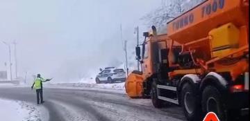 DYP qarlı və şaxtalı hava ilə bağlı sürücülərə xəbərdarlıq edib