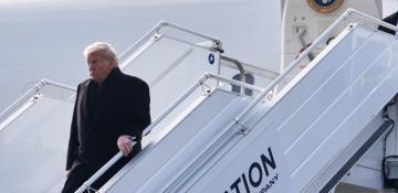 Trump arrives in Switzerland for World Economic Summit