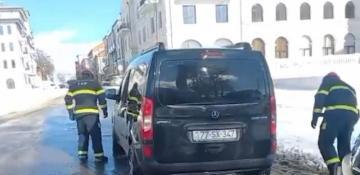 FHN Şuşa, Xankəndi və Xocavənddə yolların buz bağlaması səbəbindən köməksiz qalanlara yardım edib