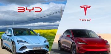 Tesla loses ground in Europe as BYD surges