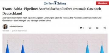 German media highlights Azerbaijan’s gas exports to German, Austrian markets