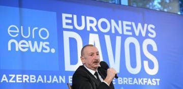 Azerbaijan's president makes post regarding WEF Annual Meeting -  VIDEO 