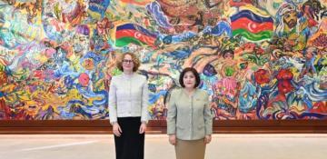 Milli Məclisin sədri NATO Baş katibinin müavini ilə görüşüb
