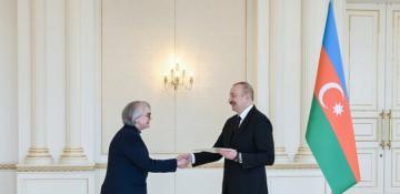 Prezident İlham Əliyev Avstraliyanın Azərbaycanda yeni təyin olunmuş səfirinin etimadnaməsini qəbul edib