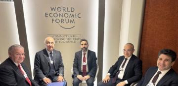 Azerbaijan's economy minister holds bilateral meetings in Davos
