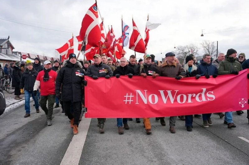 Thousands stage silent protest at US Embassy in Denmark