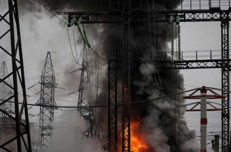 Rusiya Ukraynanın enerji sisteminə ilin ən güclü zərbəsini endirib