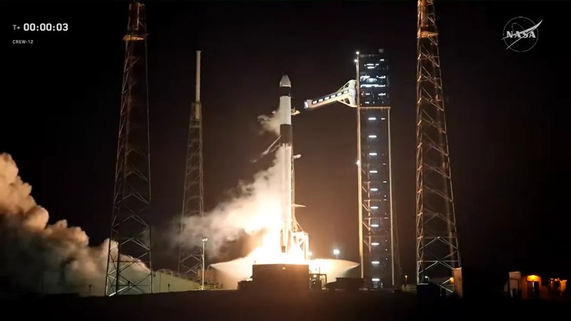 SpaceX launches Crew-12 mission to International Space Station -  VIDEO 