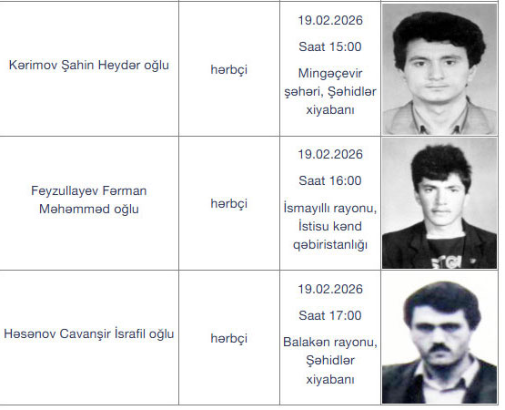 2026/02/1771400590.webp + I Qarabağ müharibəsində itkin düşmüş daha 17 şəhidin kimliyi müəyyənləşib News about - I Qarabağ müharibəsində itkin düşmüş daha 17 şəhidin kimliyi müəyyənləşib