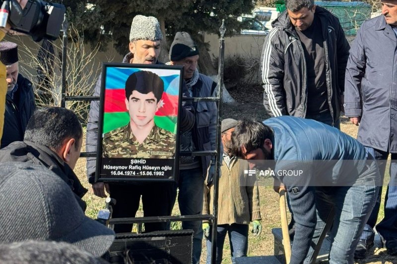 Birinci Qarabağ müharibəsinin itkin-şəhidi Rafiq Hüseynov Lökbatanda dəfn edilib