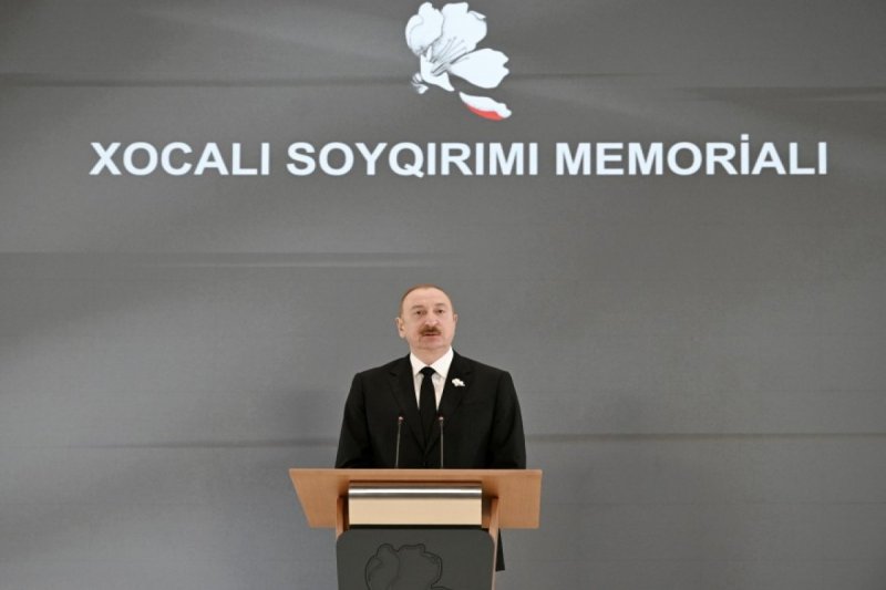 Prezident: Xocalı soyqırımını törətmiş quldurlar məhkəmə qarşısında cavab verməli oldular