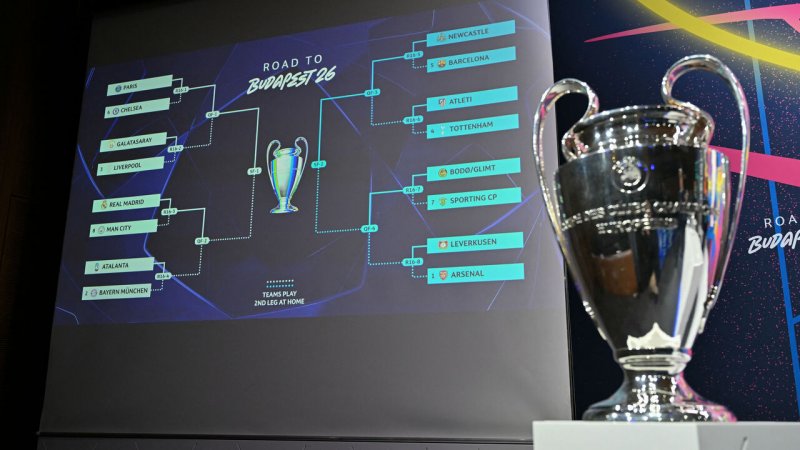 Champions League last 16: Real Madrid face Man City, PSG draw Chelsea