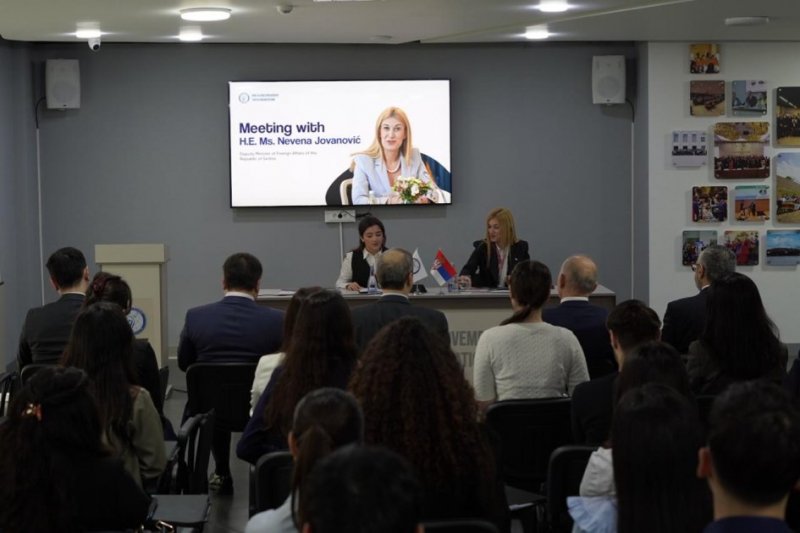 Serbian State Secretary visits NAM Youth Organization’s headquarters