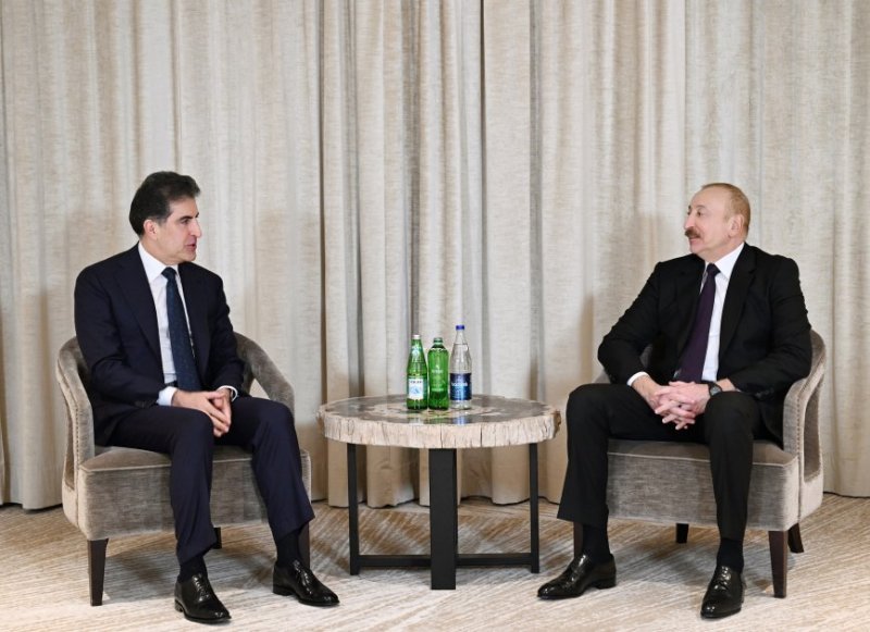   President Aliyev meets with President of Iraq's Kurdistan Region  