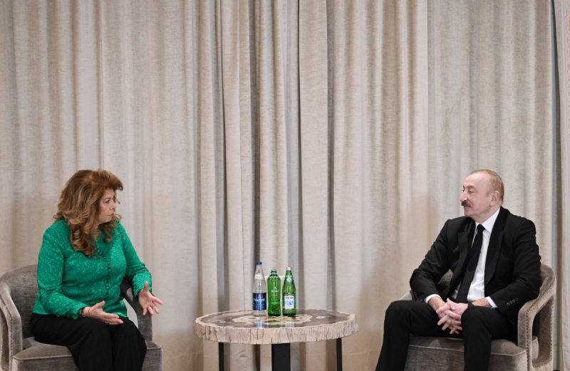 Prezident İlham Əliyev Münxendə Bolqarıstan Prezidenti ilə görüşüb