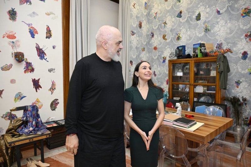 2026/02/3-1771366754.jpg + Leyla Aliyeva meets with Albanian PM Edi Rama in Tirana News about - Leyla Aliyeva meets with Albanian PM Edi Rama in Tirana