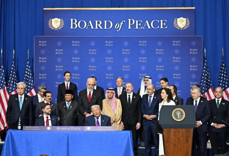 Resolution of Board of Peace adopted unanimously