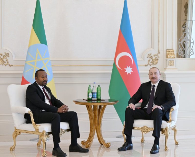   President Ilham Aliyev holds one-on-one meeting with Ethiopian PM  