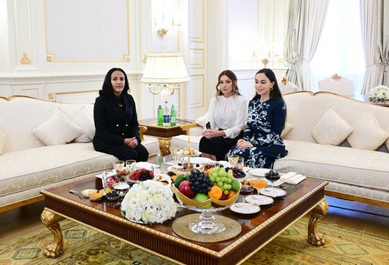First Ladies of Azerbaijan and Ethiopia meet in Baku