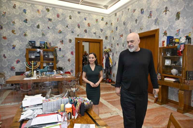 Leyla Aliyeva meets with Albanian PM Edi Rama in Tirana