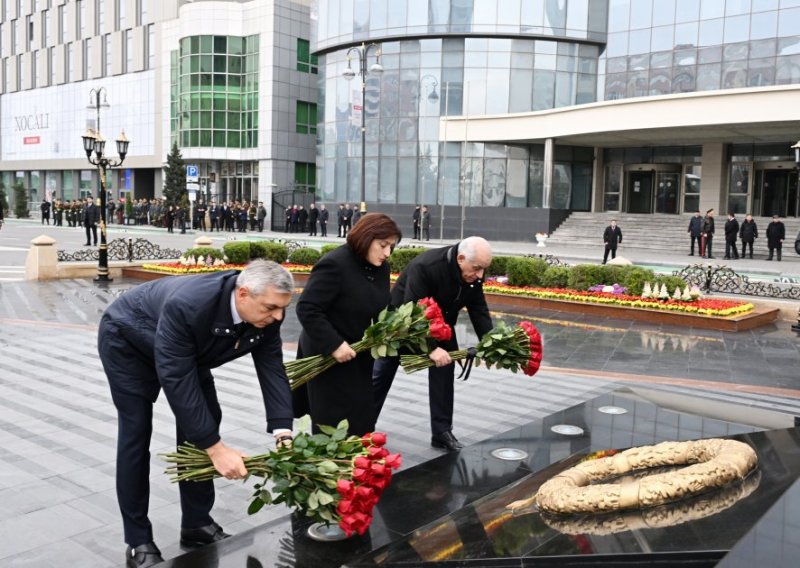News about - Azerbaijan’s state and government officials pay tribute to Khojaly genocide victims
