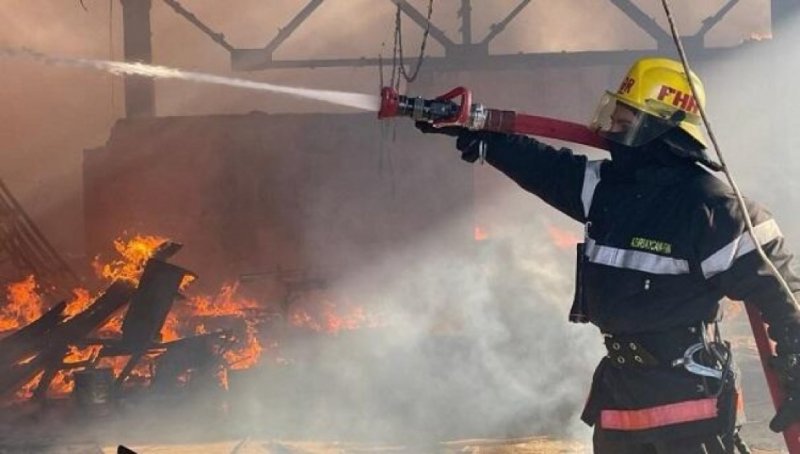 Masallıda orta məktəb binasında yanğın baş verib 