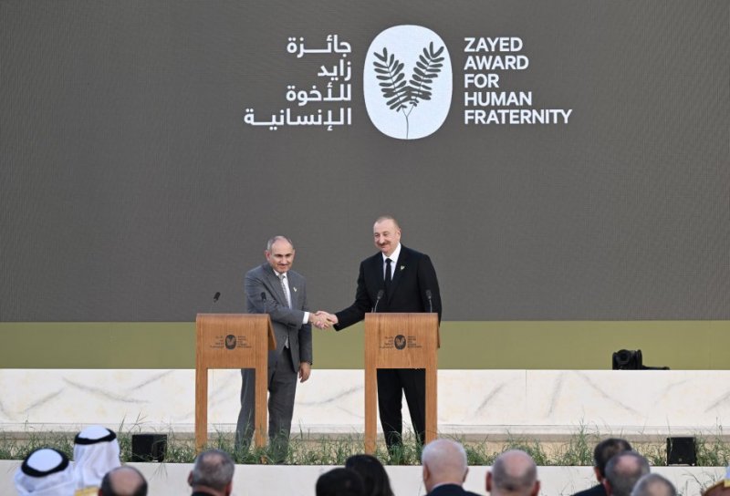 2026/02/2-1770240660.jpg + President Aliyev presented with Zayed Award for Human Fraternity News about - President Aliyev presented with Zayed Award for Human Fraternity