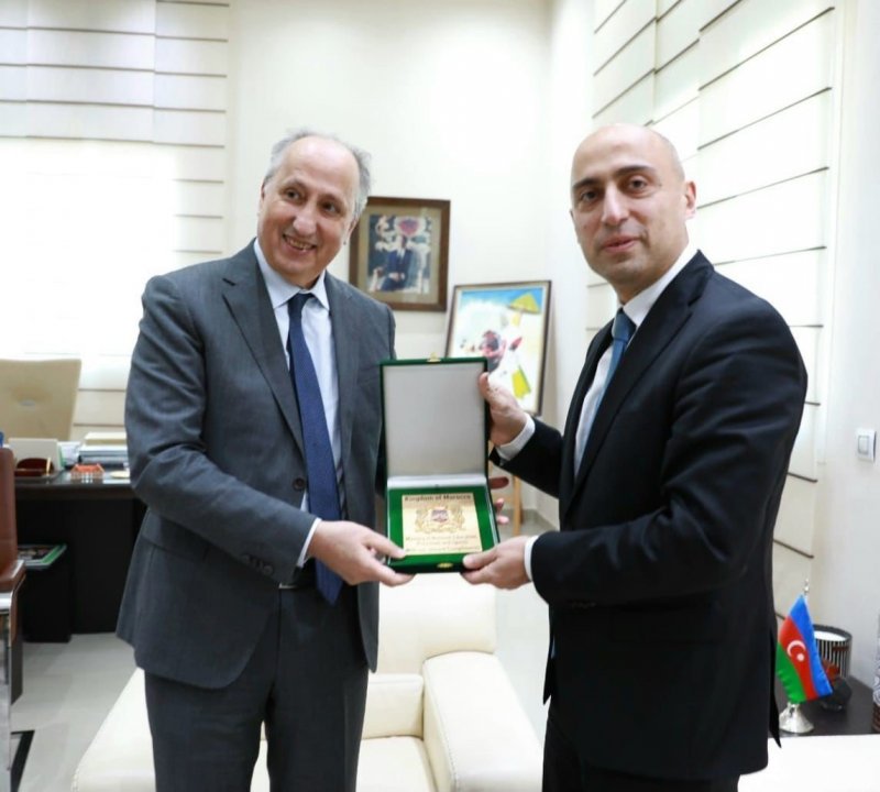 Elm və təhsil naziri Emin Əmrullayev Mərakeş Krallığında həmkarı ilə görüşüb