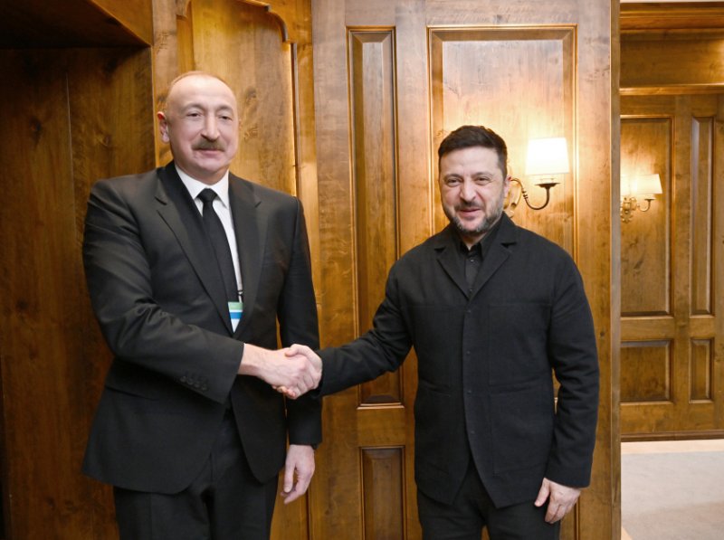   Azerbaijani, Ukrainian presidents meet in Munich  