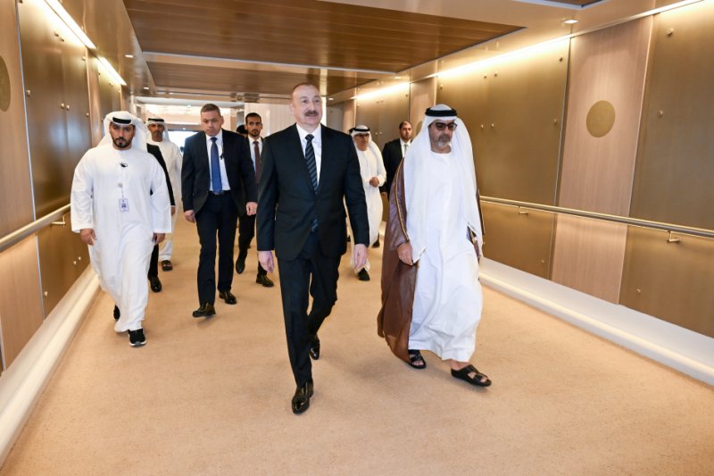Azerbaijan's president concludes visit to UAE
