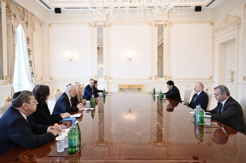 President Ilham Aliyev received delegation of Conference of Presidents of Major American Jewish Organizations