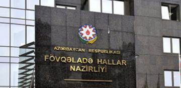 FHN bəzi bölgələrdə gözlənilən hava şəraiti ilə əlaqədar xəbərdarlıq yayıb