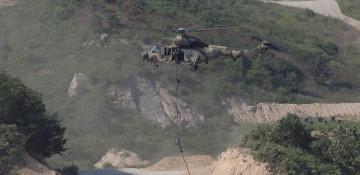 Seul yaxınlığında hərbi helikopter qəzaya düşdü