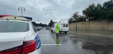 Yağıntılı hava ilə əlaqədar BDYPİ sürücülərə çağırış edib