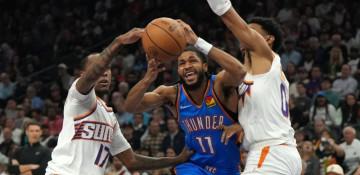 Oklahoma City Thunder cruise past Phoenix Suns 136-109