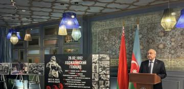Minskdə Xocalı soyqırımı qurbanlarının xatirəsi anılıb