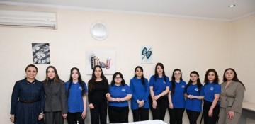 Leyla Aliyeva and Alena Aliyeva visit Ganja Autism Center