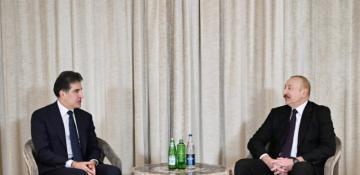   President Aliyev meets with President of Iraq's Kurdistan Region  